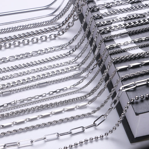 Stainless Steel Geometric Handmade Necklace Chain