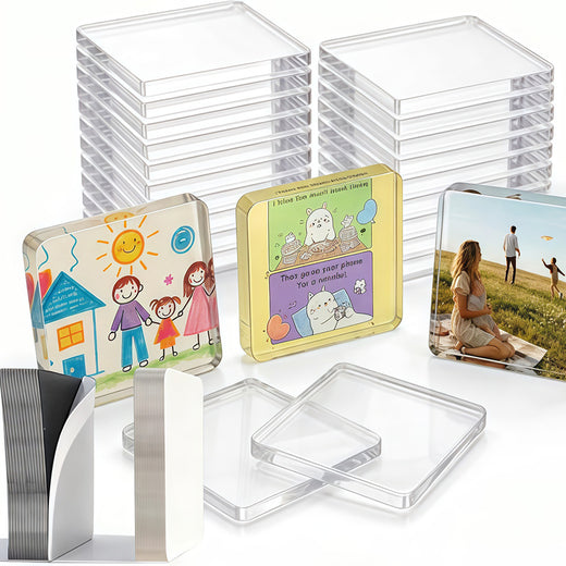 Transparent Acrylic Refrigerator Magnets