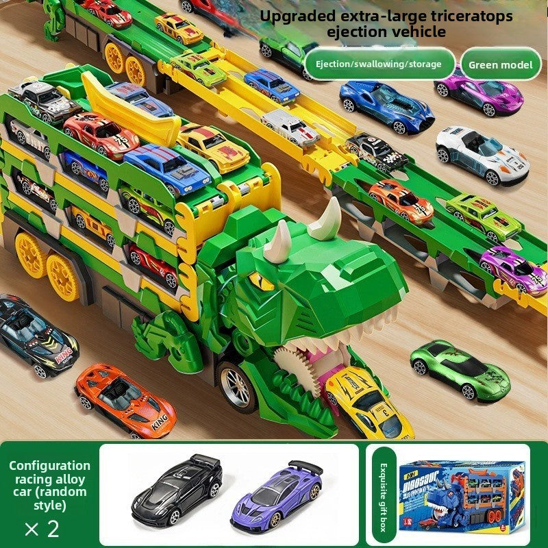 Transforming Dinosaur that Devours Cars