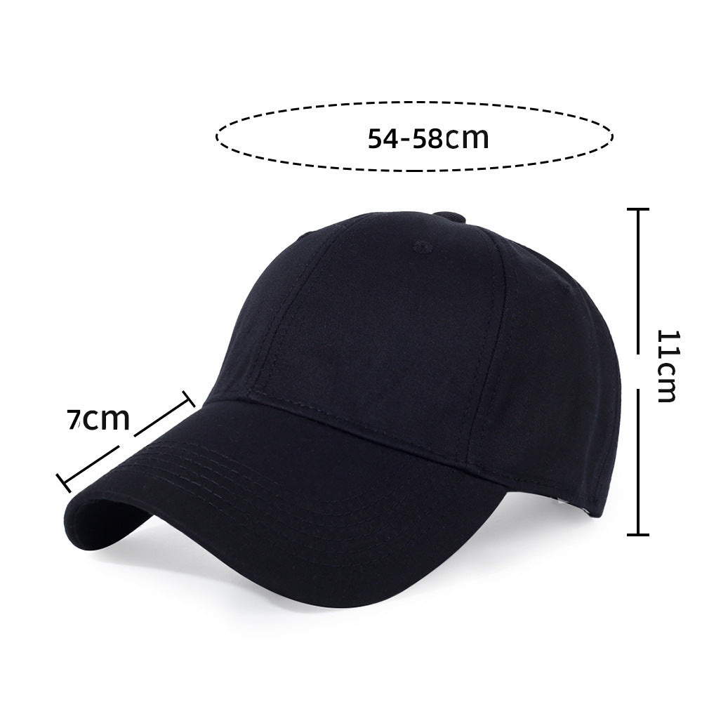 Pure Cotton Soft-Top Baseball Cap