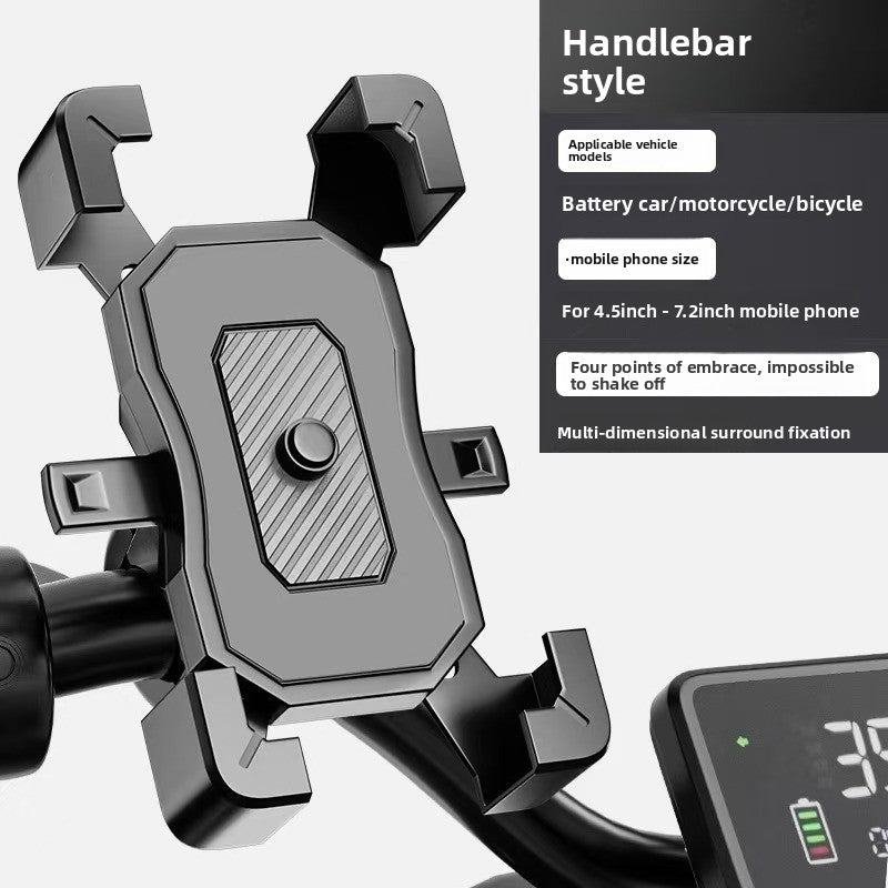 Anti-Shock Phone Holder for Bicycle and Motorcycle