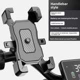 Anti-Shock Phone Holder for Bicycle and Motorcycle