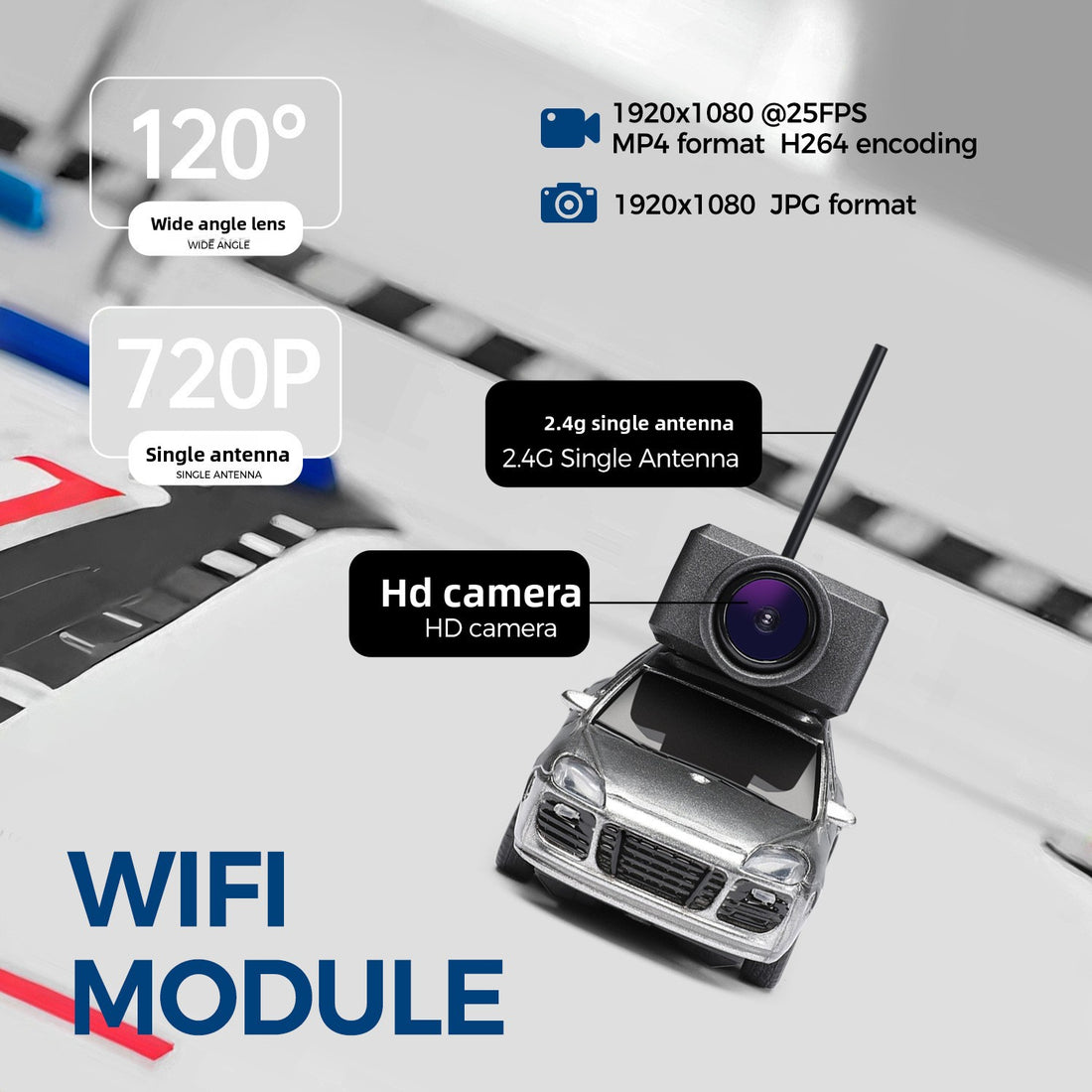 Mini FPV RC Car with Camera and APP Control product image 2