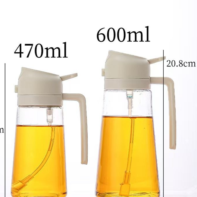 Glass Oil Pot Spray Dual-purpose Oil Tank