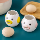 Cute Chicken Ceramic Egg White Separator