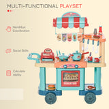 Kids food play stand close up showing height