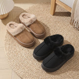 Plush Fur-Lined House Slippers