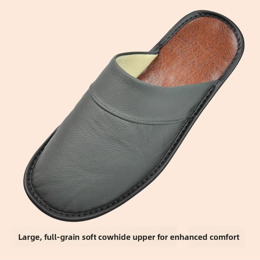 Genuine Leather Home Slippers with Anti-Slip Sole Formal Shoes product image 3