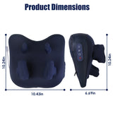 Cordless neck shoulder massager kneading nodes detail