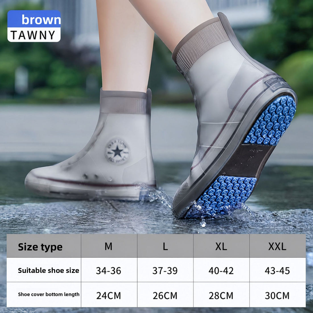 Waterproof Shoe Covers Anti-Slip Rain Boots
