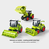 Children's Harvester Toy Inertial Agricultural Tractor Model