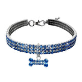 Rhinestone Crystal Adjustable Pet Collar