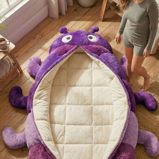 Hugging caterpillar plush sleeping bag, photo 4