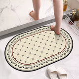 Diatom Mud Absorbent Mat Entry Door Non-Slip Quick-Drying Foot Mat Bathroom Door Floor Mat Kitchen Non-Slip Mat Carpet