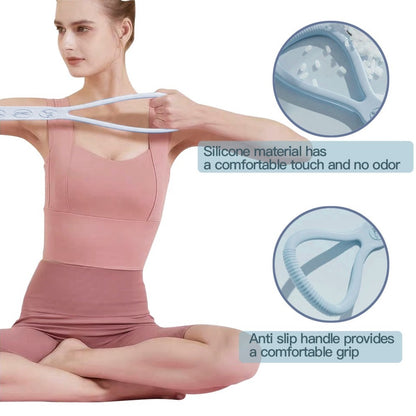 Silicone figure 8 band lateral walk exercise