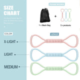 8 character silicone band thigh activation