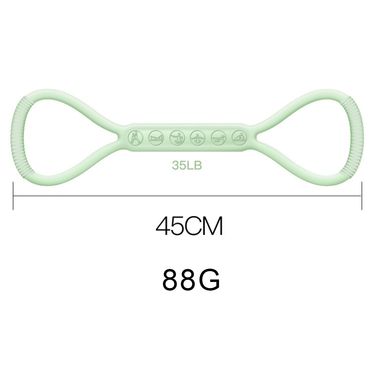 Silicone resistance bands material detail