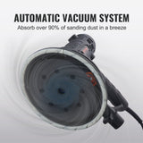 800W variable speed drywall sander with built-in vacuum