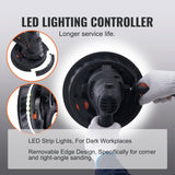 800W variable speed drywall sander with built-in vacuum