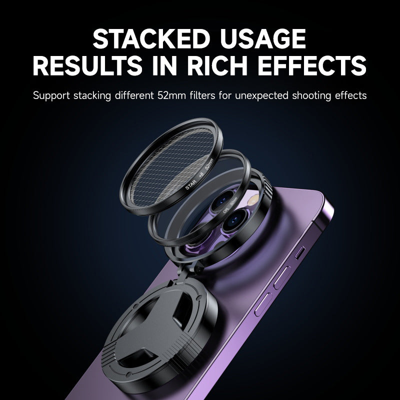 Magnetic Filter Lens for Smartphone Photography