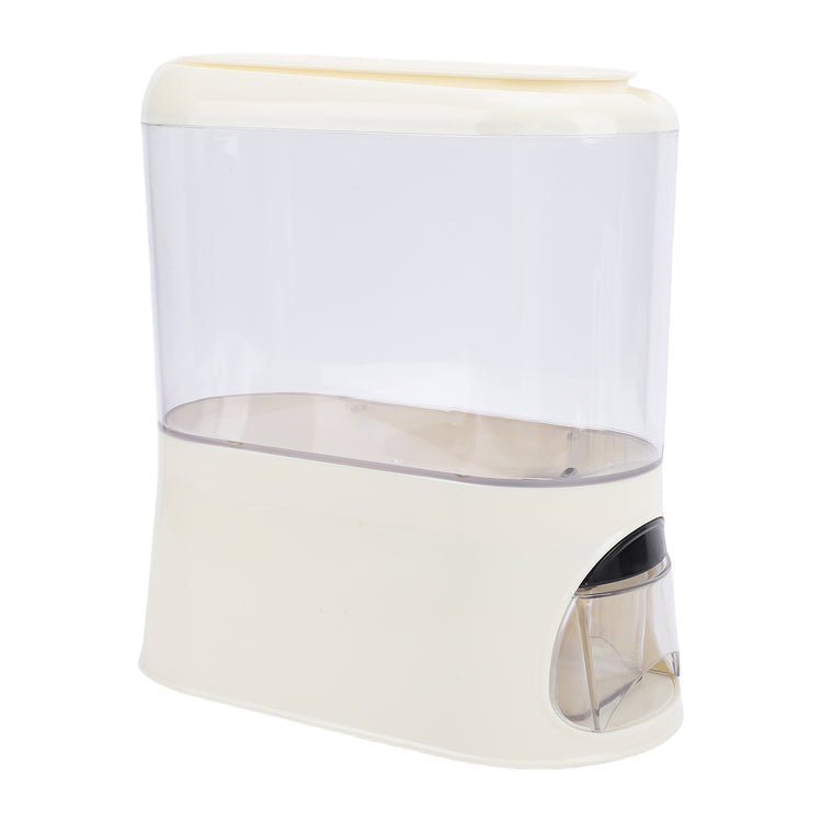 Rice dispenser side view