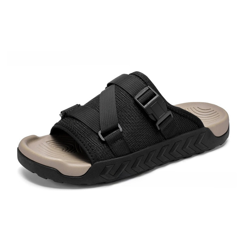 Mens Breathable Mesh Slip On Sandals