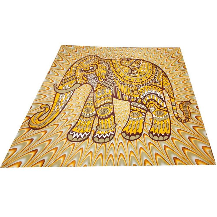 Festival Boho Jeweled Elephant Tapestry, 90 x 80 in