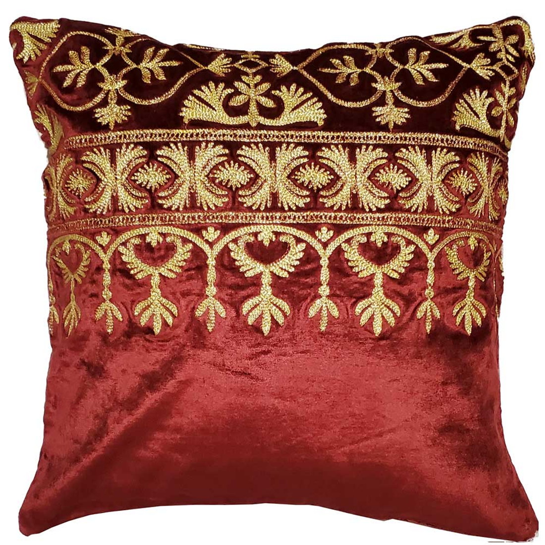 Cotton Viscose Velvet Cushion Cover, 16 x 16 in