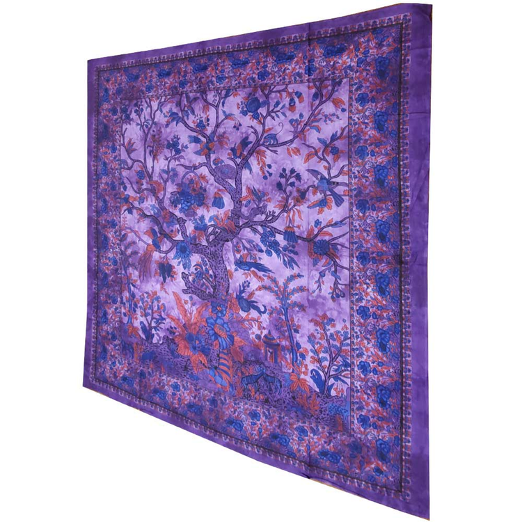 Tree of Life Birds Tapestry