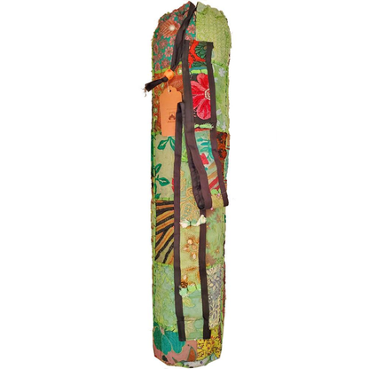 Sequin Embroidery Patchwork Yoga Mat Bag