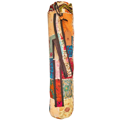 Sequin Embroidery Patchwork Yoga Mat Bag