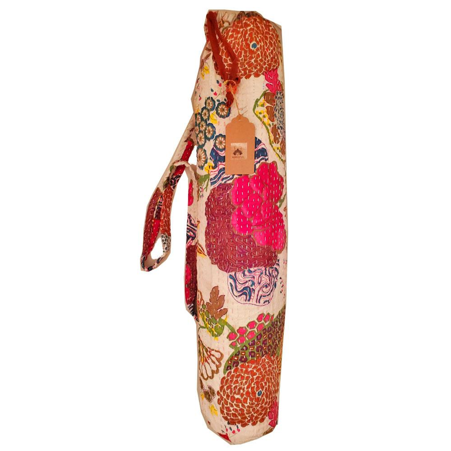 Bohemian Kantha Quilt Cotton Yoga Mat Bag