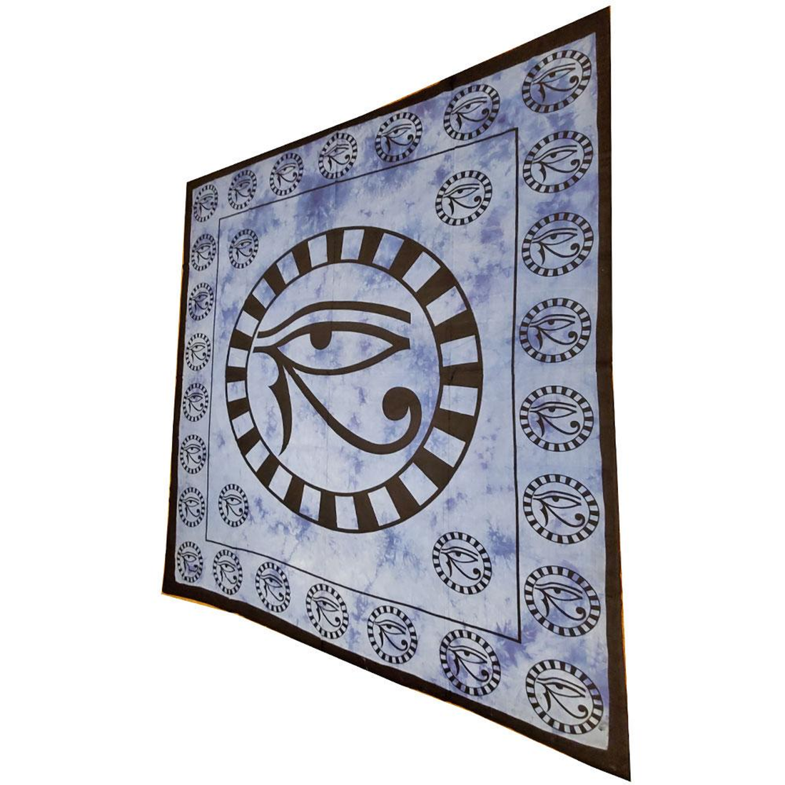 Left Eye of Horus Symbol Cotton Tapestry Wall Hanging