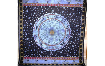 Zodiac Horoscope Astrological Wall Tapestry