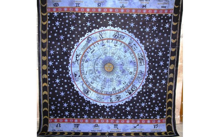 Zodiac Horoscope Astrological Wall Tapestry