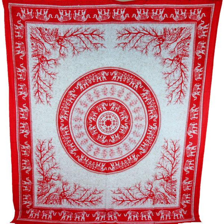 Tigers & Elephants Majestic Beasts Tapestry