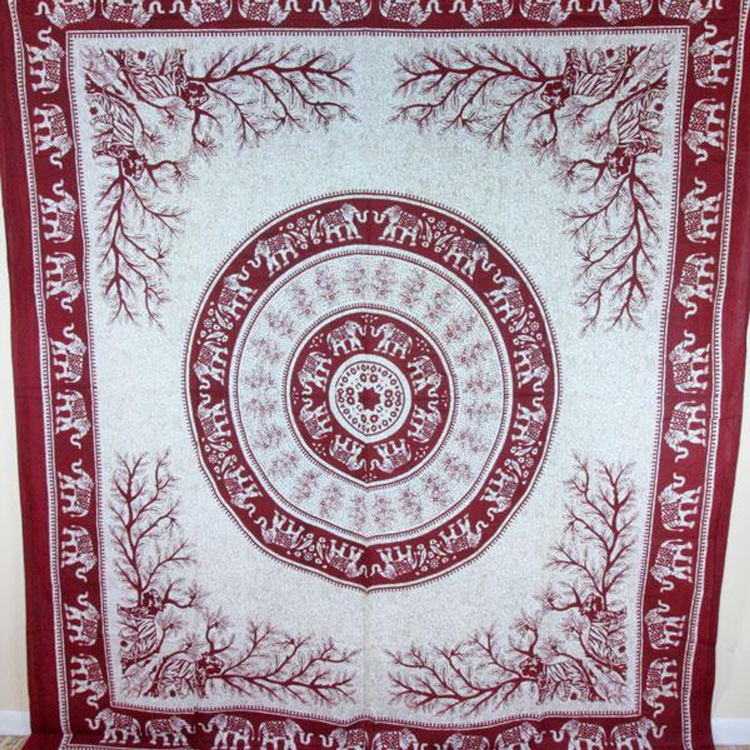 Tigers & Elephants Majestic Beasts Tapestry