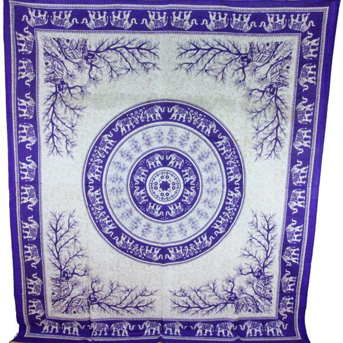 Tigers & Elephants Majestic Beasts Tapestry
