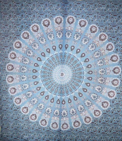Elephant Herd Mandala Tapestry