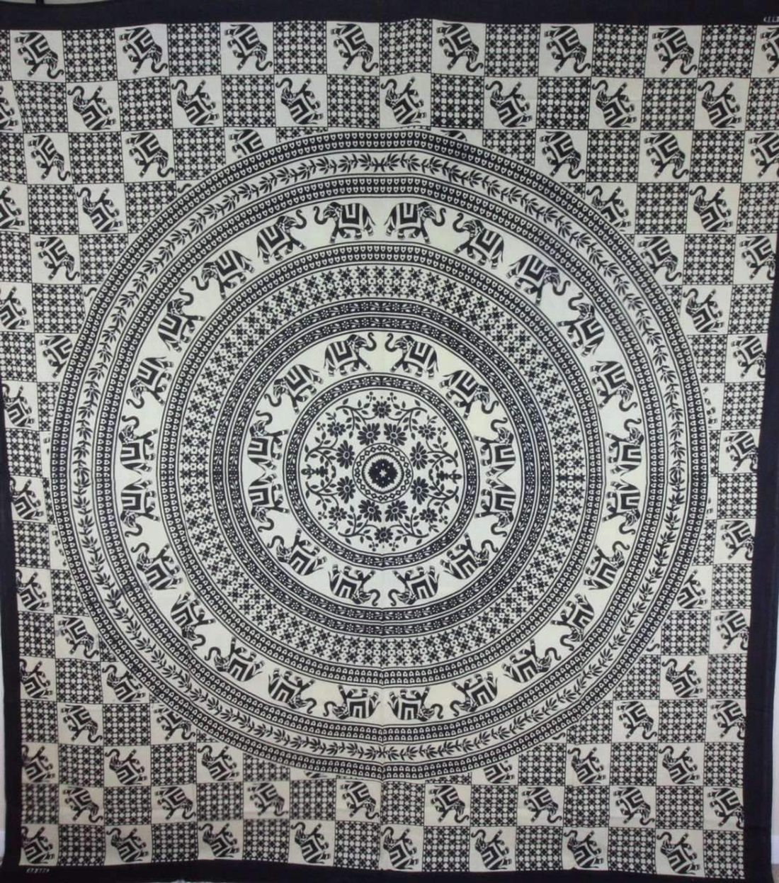 Elephant Mandala Tapestry