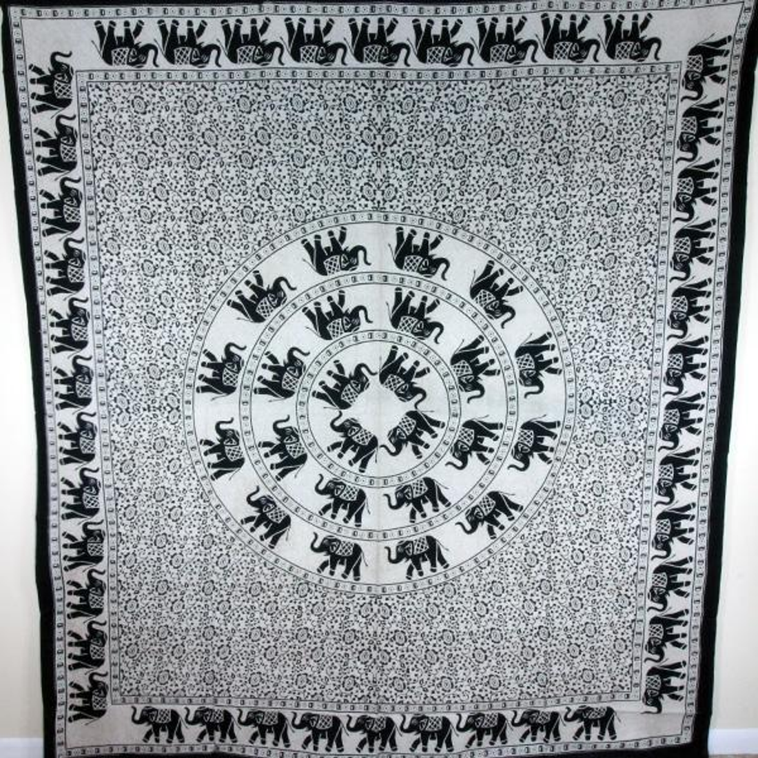 Elephant Mandala Tapestry