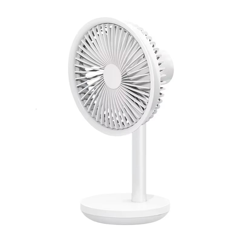 Youpin SOLOVE 5W USB Desktop Table Fan 4000Mah USB Rechargeable 3 Modes Wind Speed Cooling Oscillating Black Fan 3Colors