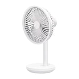 Youpin SOLOVE 5W USB Desktop Table Fan 4000Mah USB Rechargeable 3 Modes Wind Speed Cooling Oscillating Black Fan 3Colors