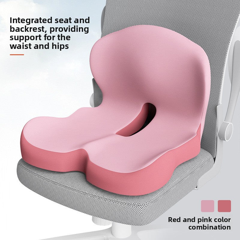 Ergonomic Memory Foam Lumbar Support Cushion