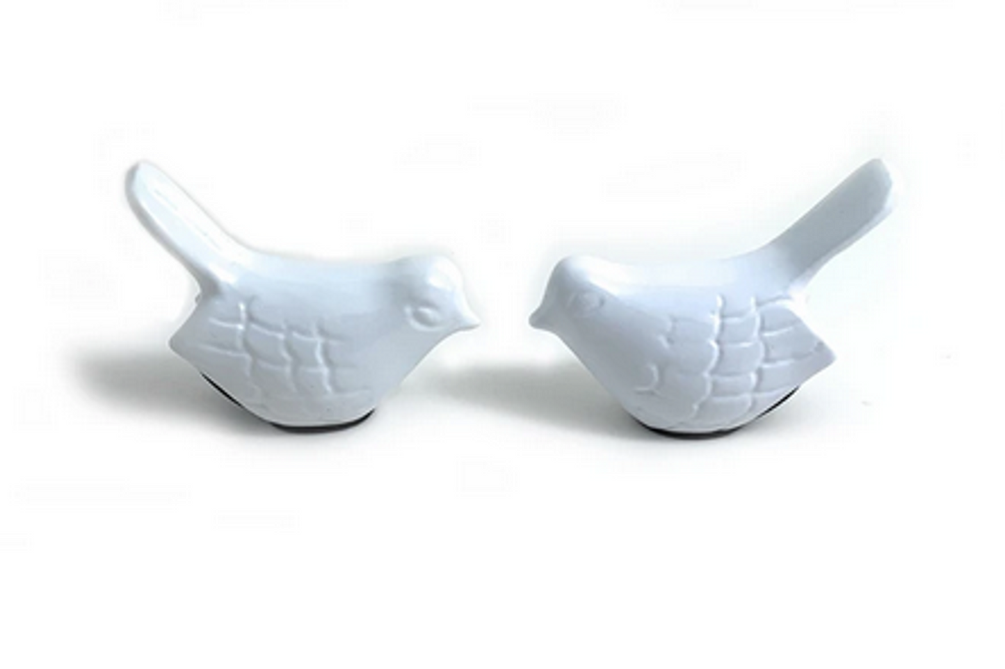 Vibhsa Bird Figurines of Health & Happiness, White, Set of 2 (3.5-Inch)