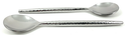 Vibhsa Hammered Stainless Steel Tablespoons, Set of 6