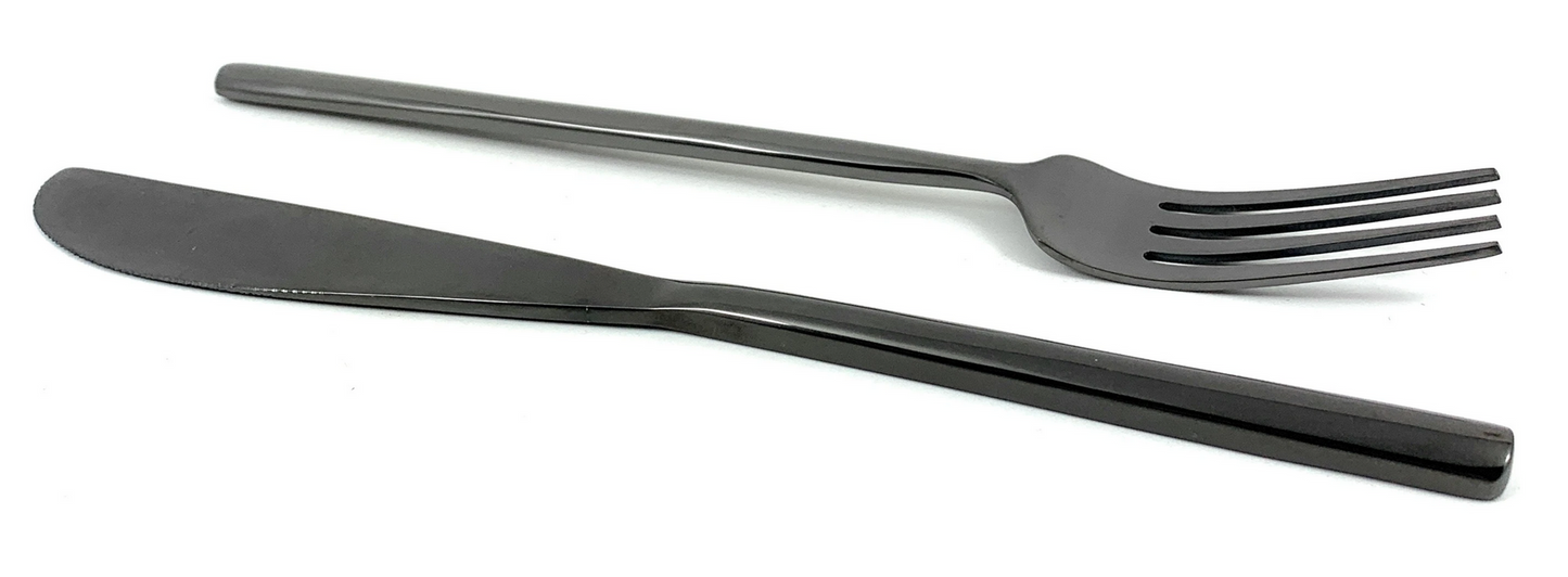 Vibhsa Dinner Forks & Dinner Knives, 12-Piece Set