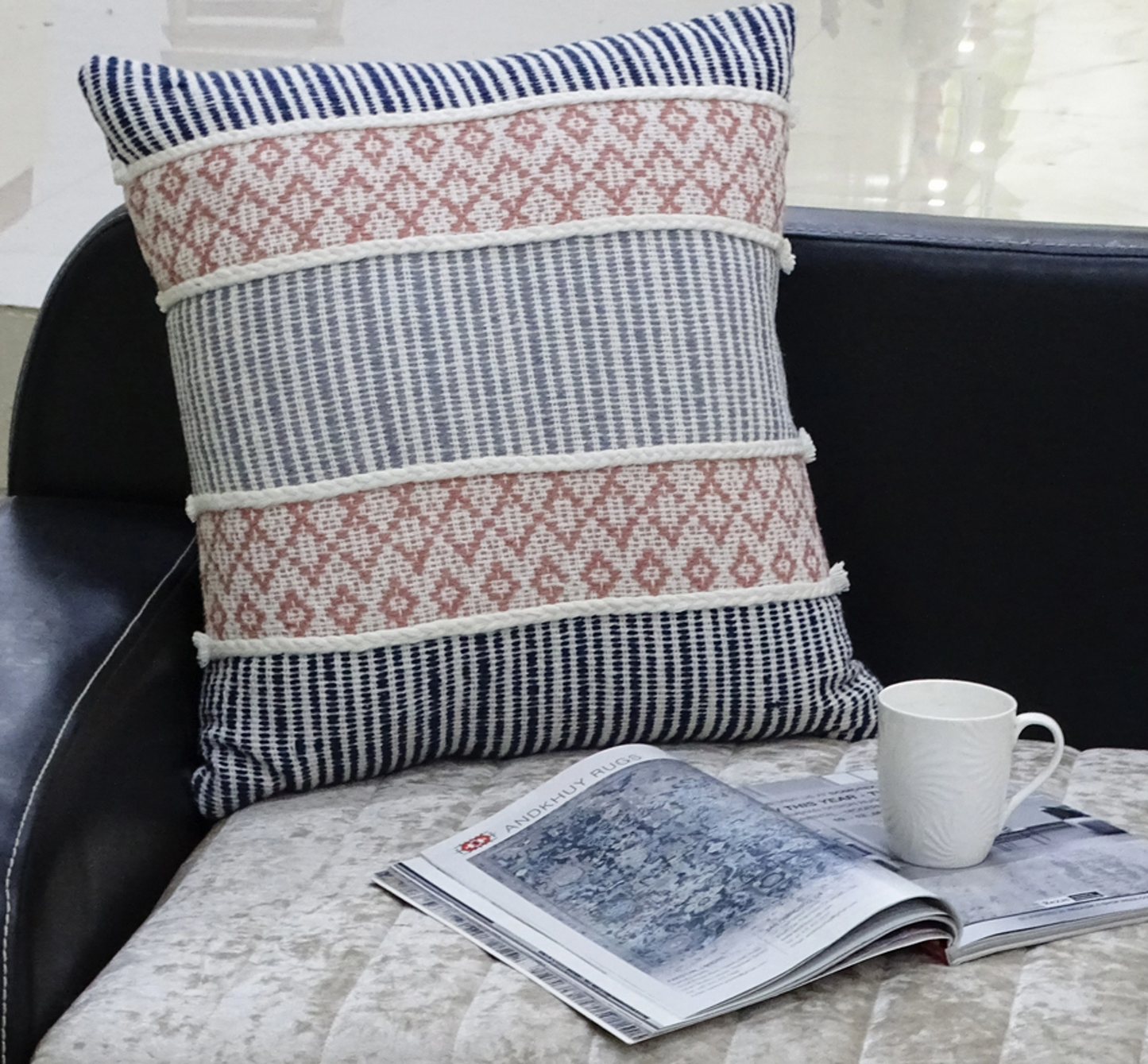 Chicos Home Decorative Throw Pillow for Couch, 22 x 22 Inch