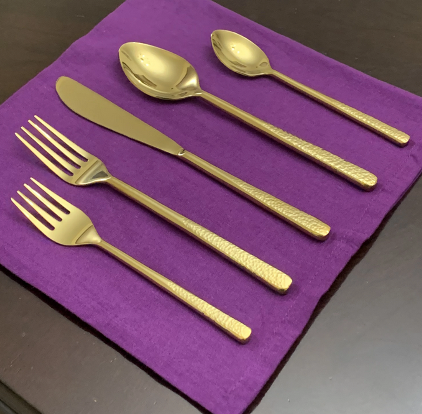 Vibhsa 20-Piece Gold Flatware Set for Four
