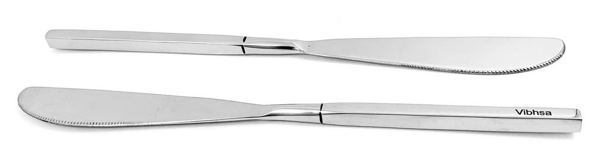 Vibhsa Stainless Steel Dinner Knife, Set of 6